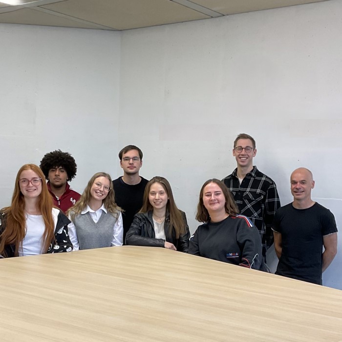 Die Schülersprecher und Verbindungslehrkräfte